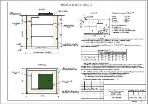 Монтажная схема Топас 8